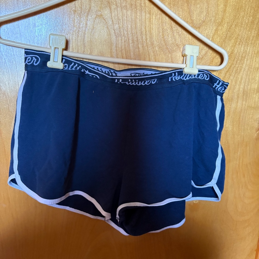 Navy hollister sleep shorts large